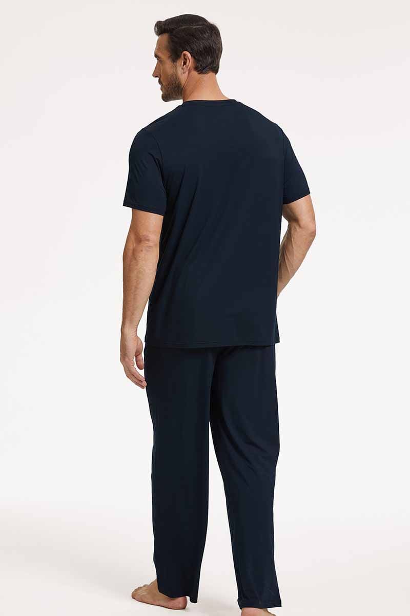 Bamboo Pj Sets For Men In Bulk,Custom Lyocell Pajama Supplier