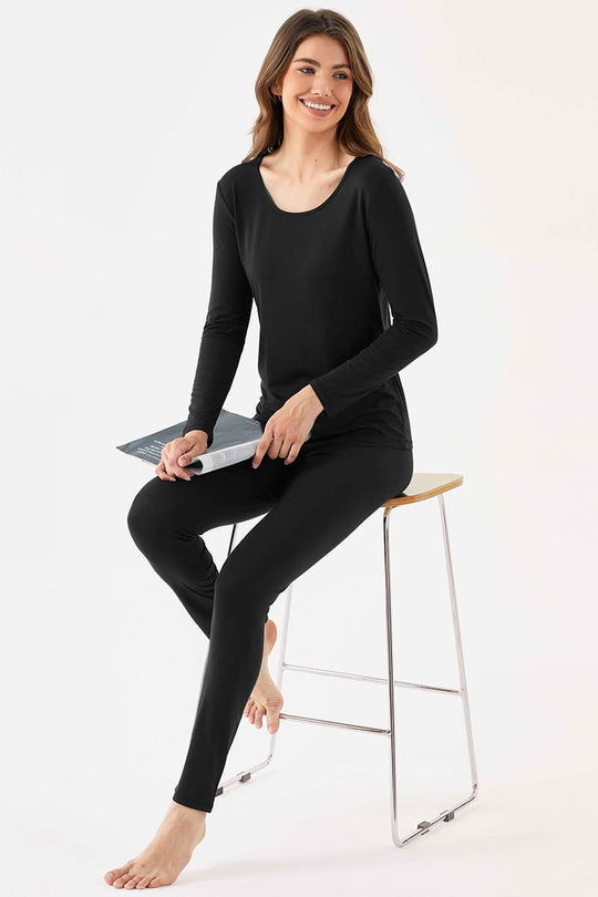 Wholesale Bamboo Soft Warmth Base Layer Set Thermal Underwear Factory