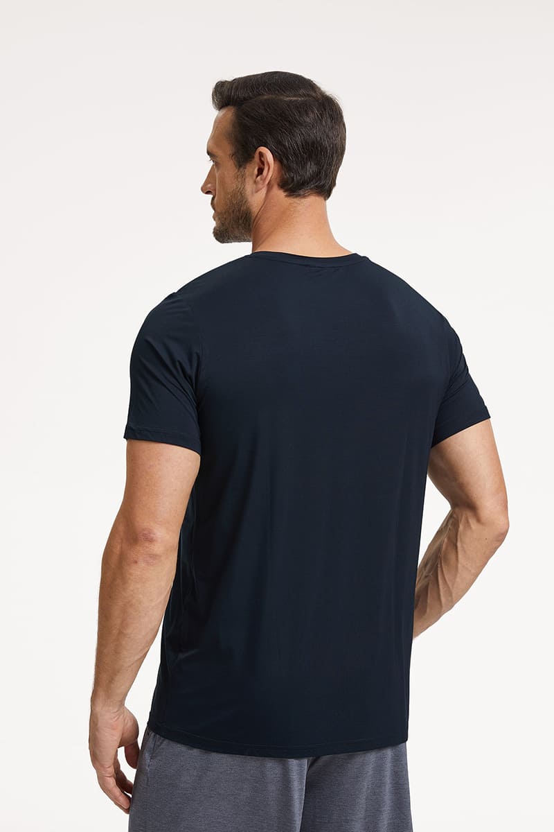 Bamboo T-Shirt For Men In Bulk,Custom Lyocell Tee Supplier