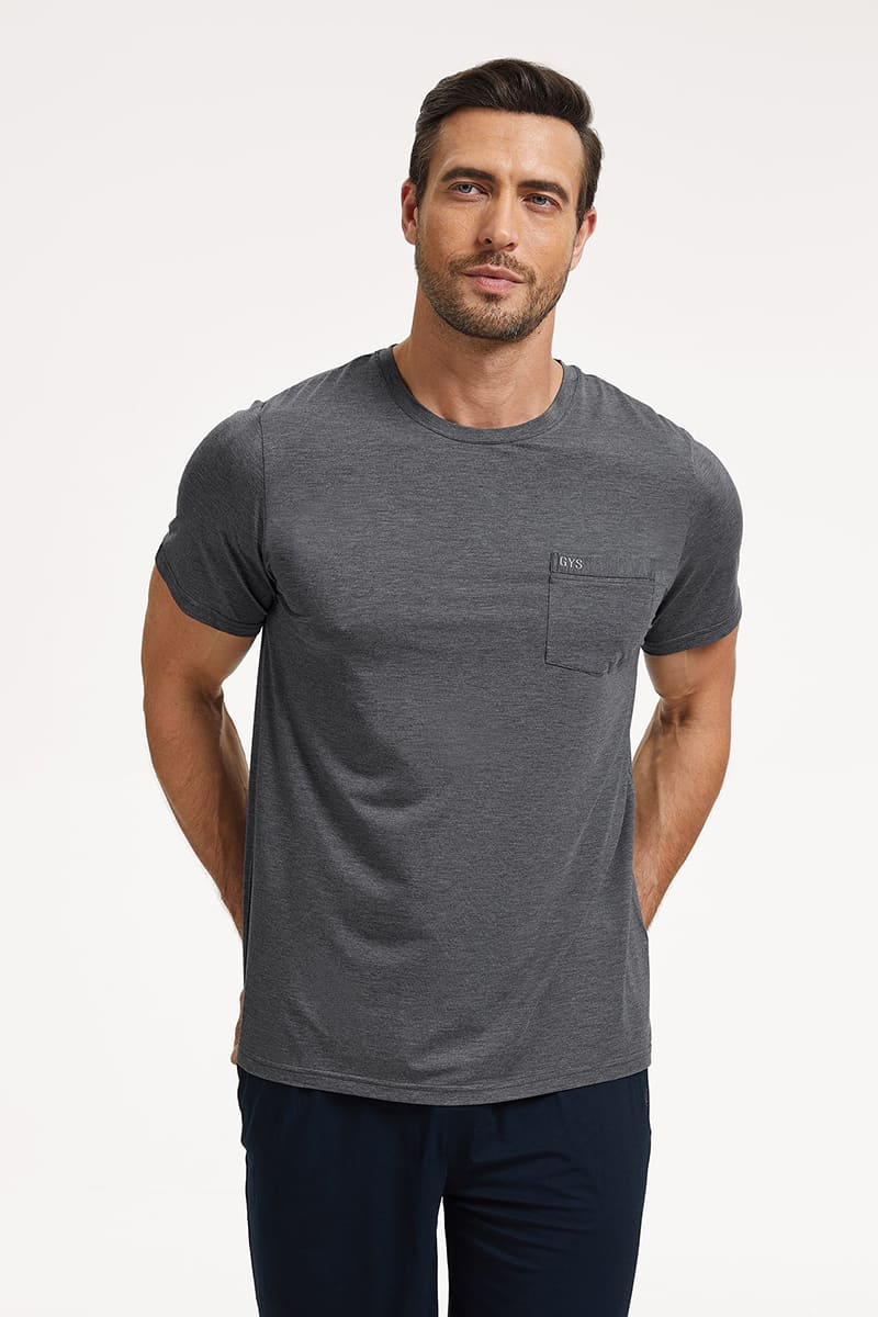 Private Label Bamboo Tops,Bulk Lyocell Tee Manufacturer