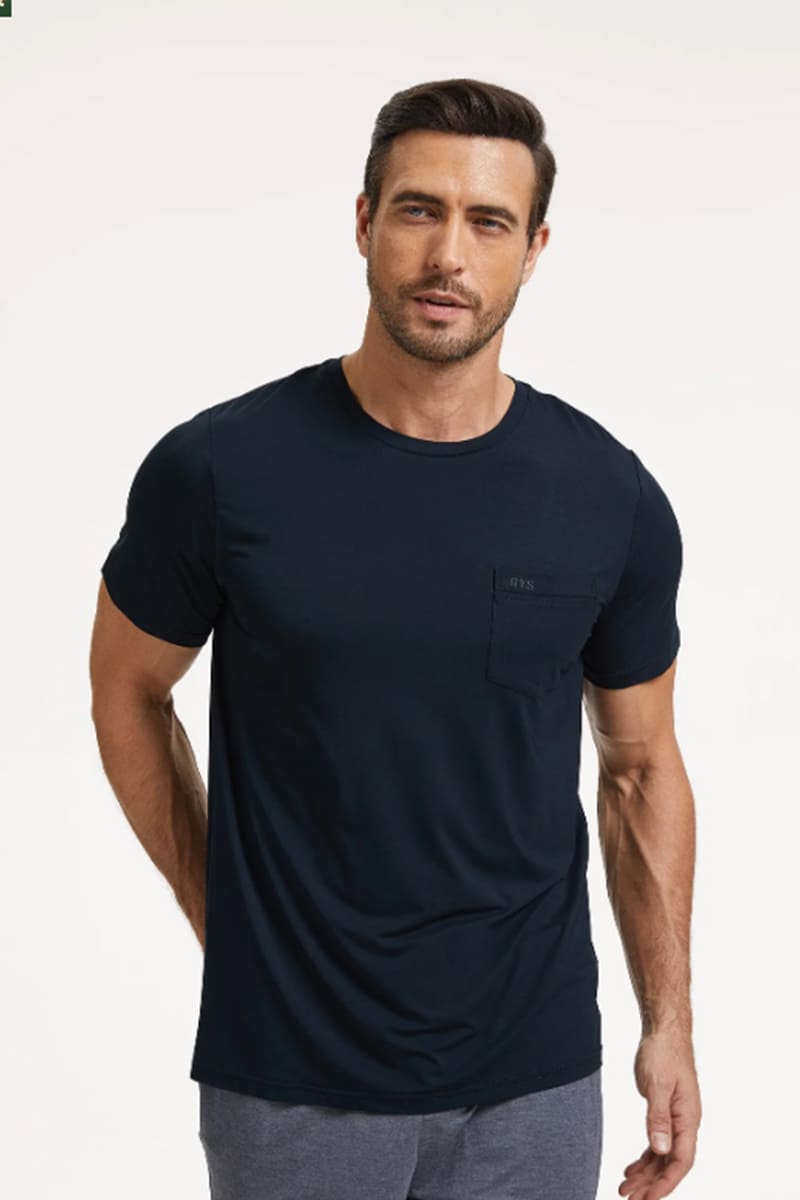 Bamboo T-Shirt For Men In Bulk,Custom Lyocell Tee Supplier