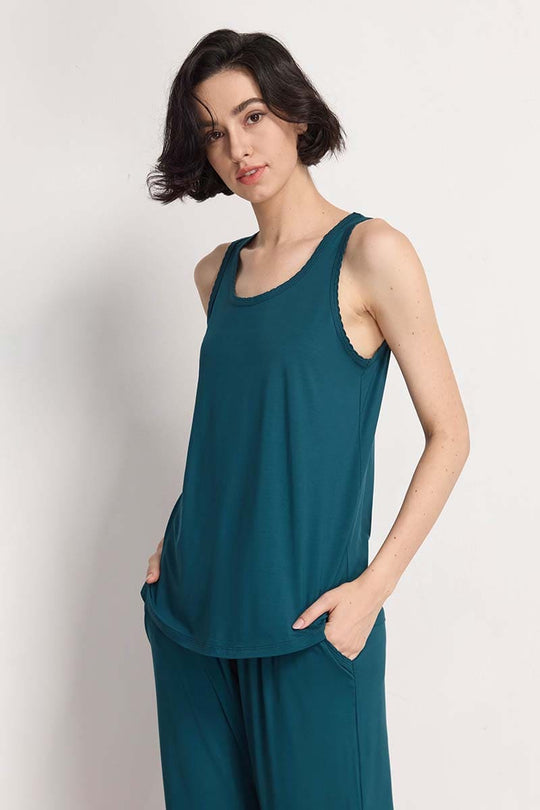 Bamboo Tank Pj Sets Manufacturing, Customized Nighty Wholesale