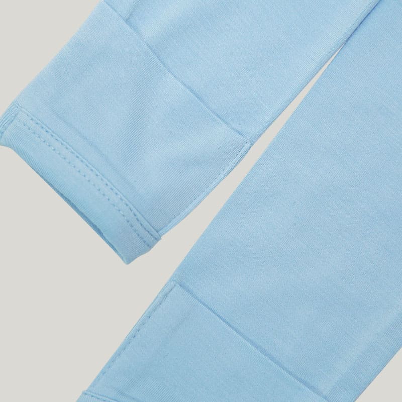 Custom Baby Long-Sleeved Long Pants Sleepsuits With Whale Pattern, Toddler Two-Way Zipper Sleepsuits With Feet Wholesaler-2316340086