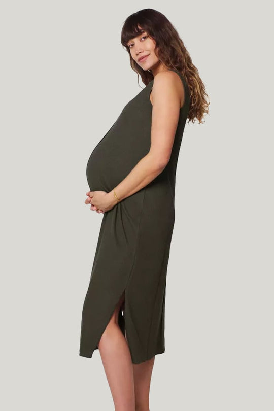 V-Neck Loose And Comfortable Maternity Dress/Labor & Delivery Gowns