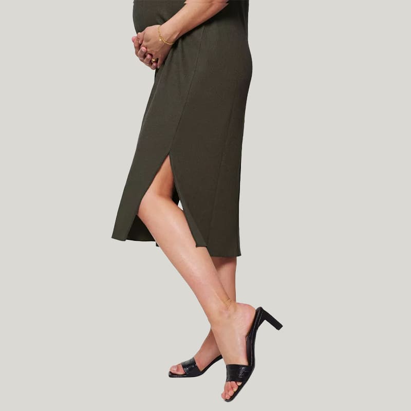 V-Neck Loose And Comfortable Maternity Dress/Labor & Delivery Gowns