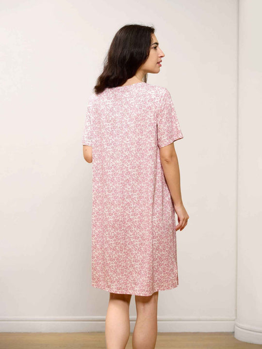 Bulk Premium Bamboo Floral Embrace Nightdress Supplier