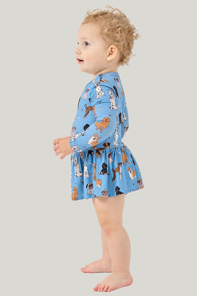 Wholesale Baby Onesie Dresses, Bulk Toddler Printed Dress Factory-2416520195