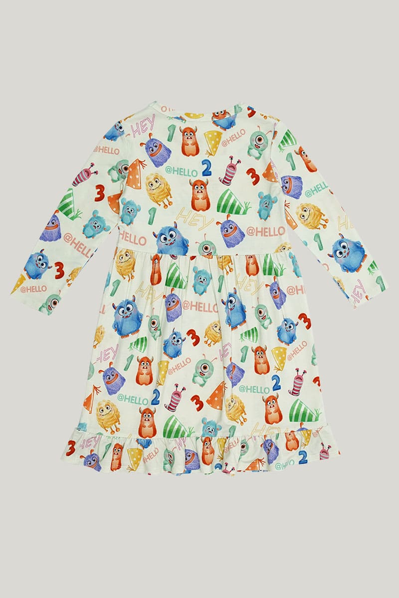 Newborn Knitted Long-Sleeved Dresses, Soft And Breathable Children'S Tops And Skirts-2316340046