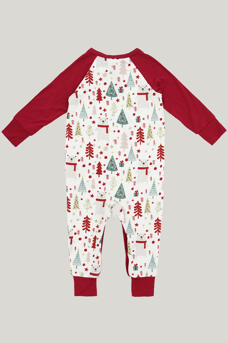 Christmas-themed Baby Knit Long-sleeve Long Pants Sleepsuits-2311820096