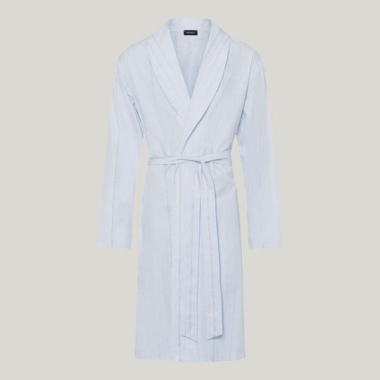 Comfortable And Breathable Men'S Cotton Robe, High Quality Lace Up Sleepwear With Pockets