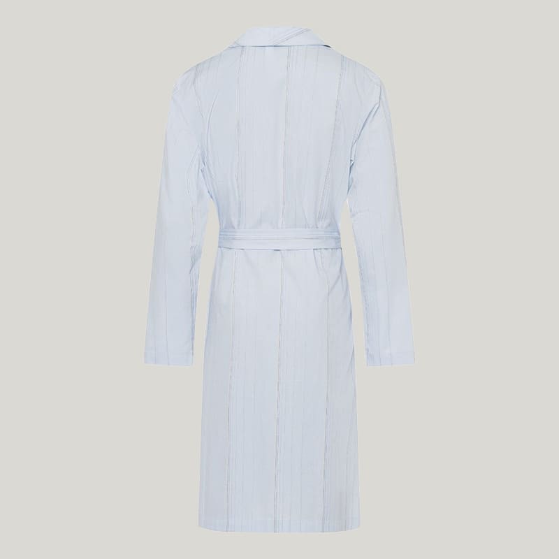 Comfortable And Breathable Men'S Cotton Robe, High Quality Lace Up Sleepwear With Pockets