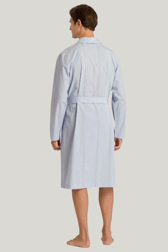 Comfortable And Breathable Men'S Cotton Robe, High Quality Lace Up Sleepwear With Pockets
