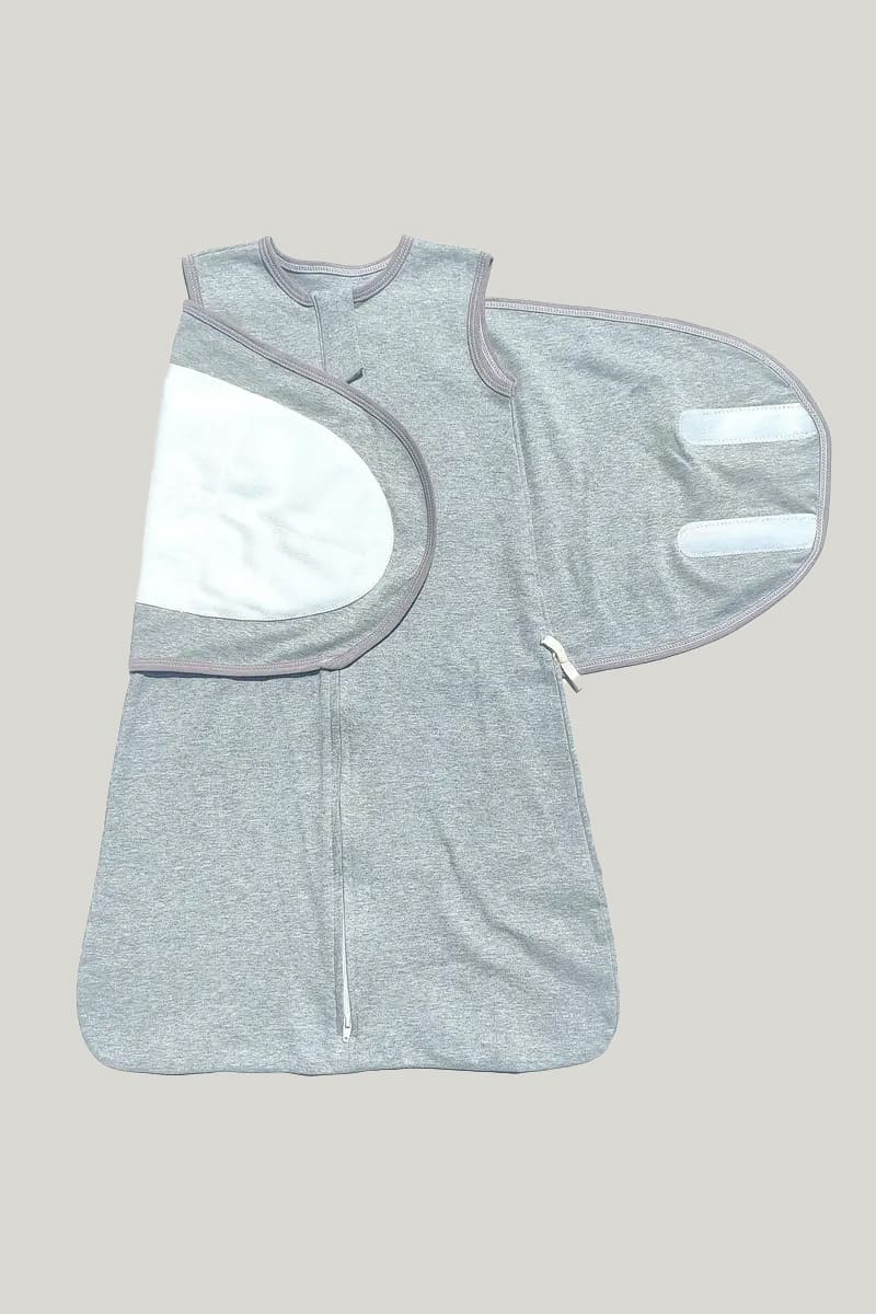 Cotton Sleep Sacks & Wearable Baby Blankets Solid Color Two Piece Set