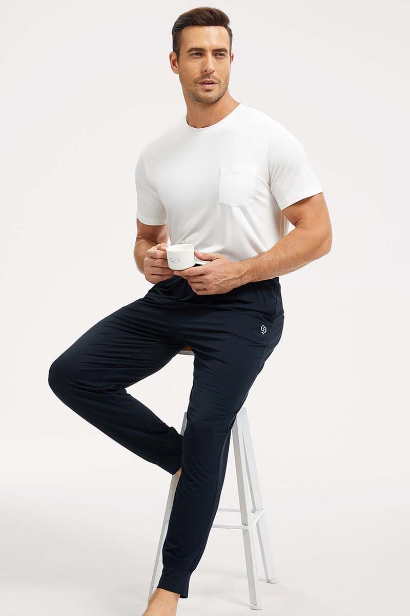 Bamboo Joggers & Sweatpants For Men In Bulk,Custom Lyocell Loungwear Supplier