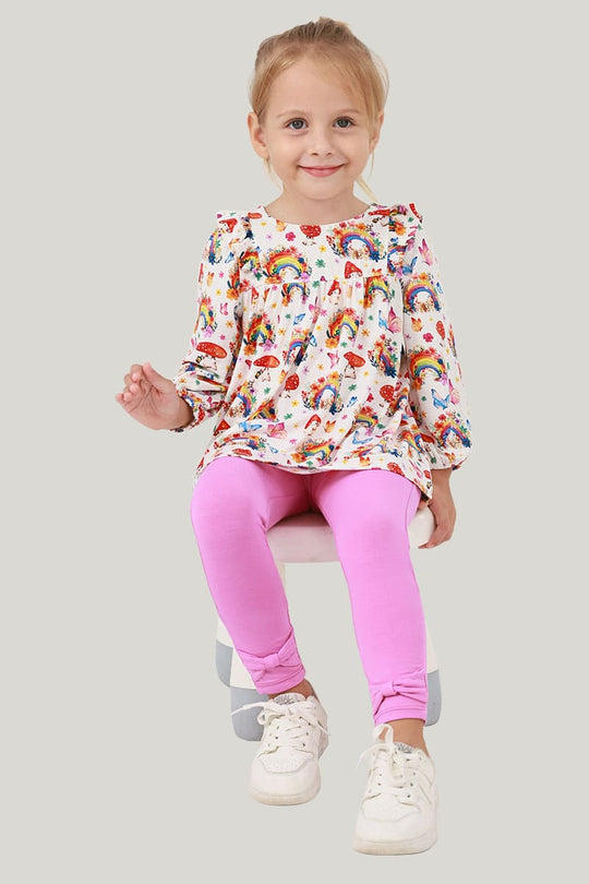 Private Label Children'S Bamboo Pyjamas &Dress 2pcs Set-2416520255
