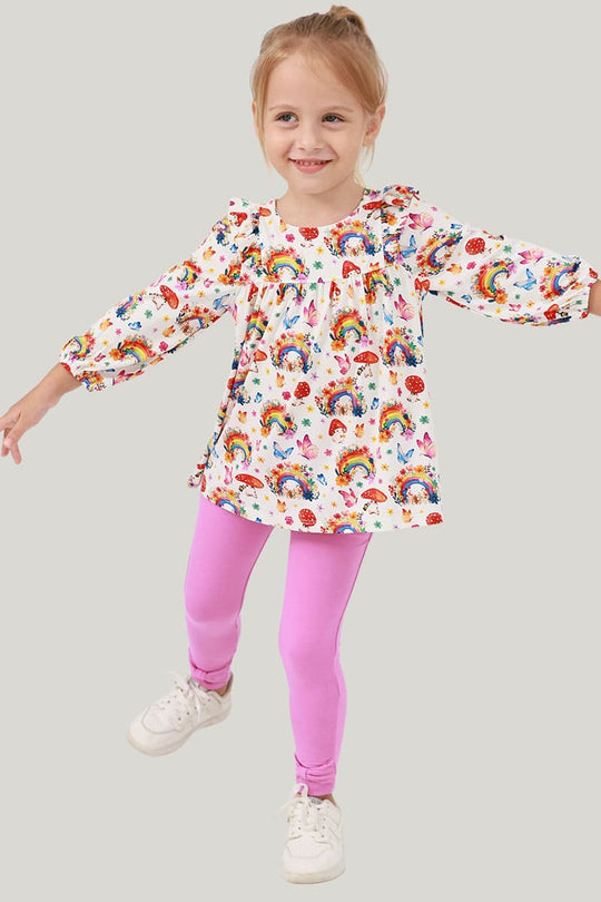 Private Label Children'S Bamboo Pyjamas &Dress 2pcs Set-2416520255