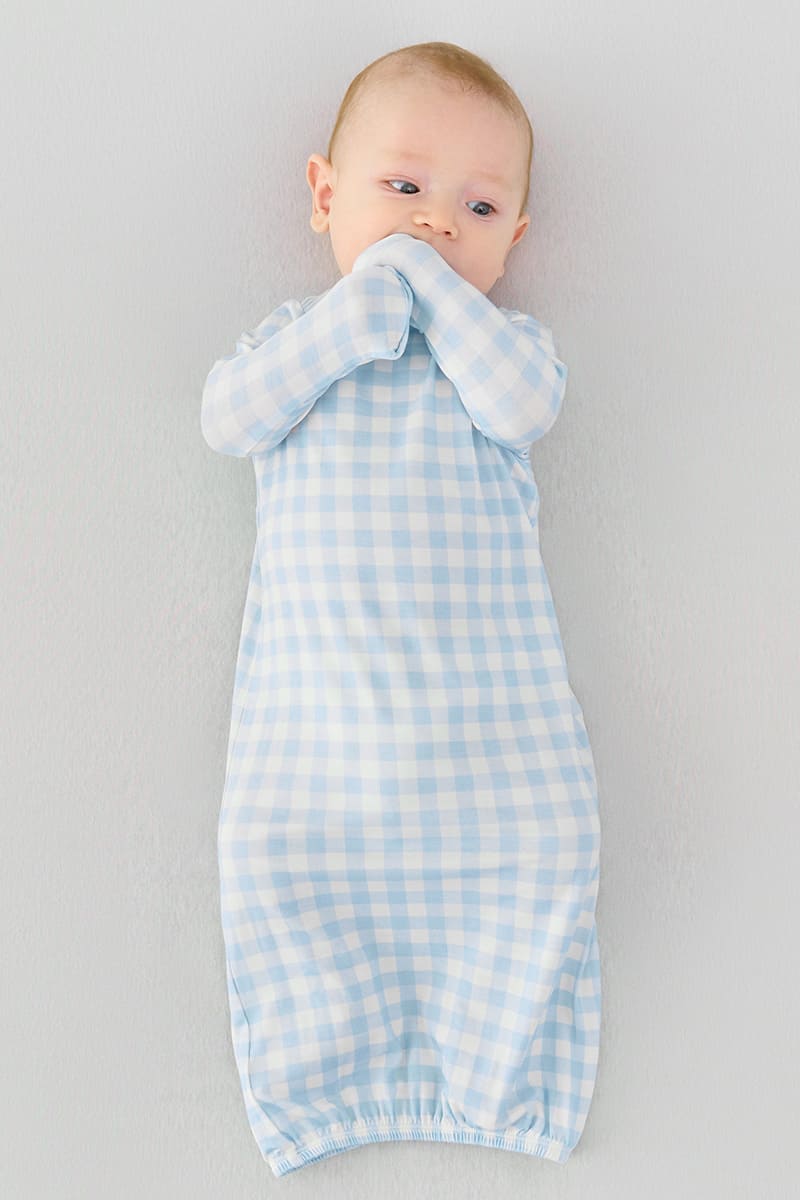 Custom Bulk Bamboo Baby Long-Sleeved Nightgown
