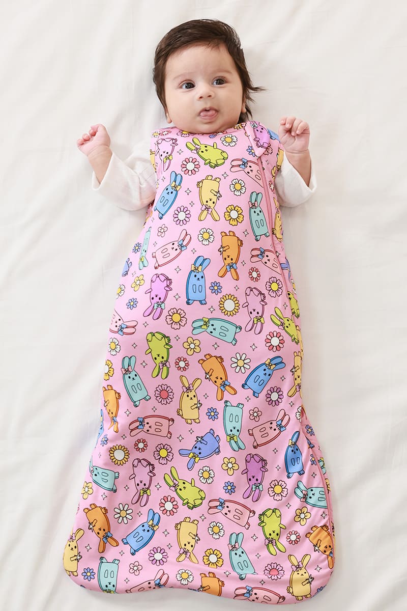 Custom Bulk Bamboo Baby Sleeveless Thickened Sleeping Bag-