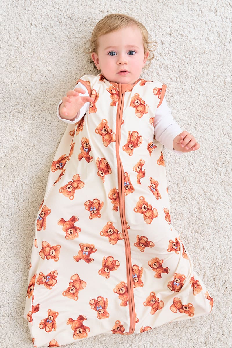 Custom Bulk Bamboo Newborn Sleeveless Zippy Sleeping Bag