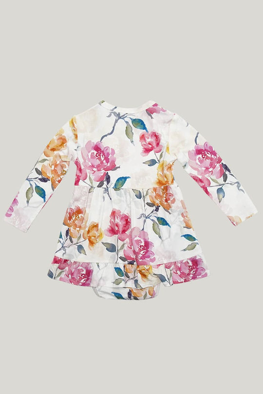 Skin-Friendly And Soft Bamboo Viscose Baby Long-Sleeved Onesie With Skirt Highly Elastic Romper-2316340040
