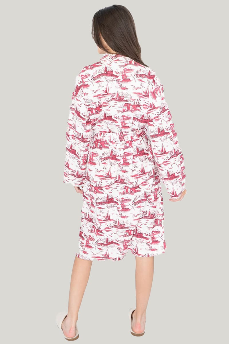 Soft And Comfortable Women'S Ladies Long Sleeve Bamboo Robe