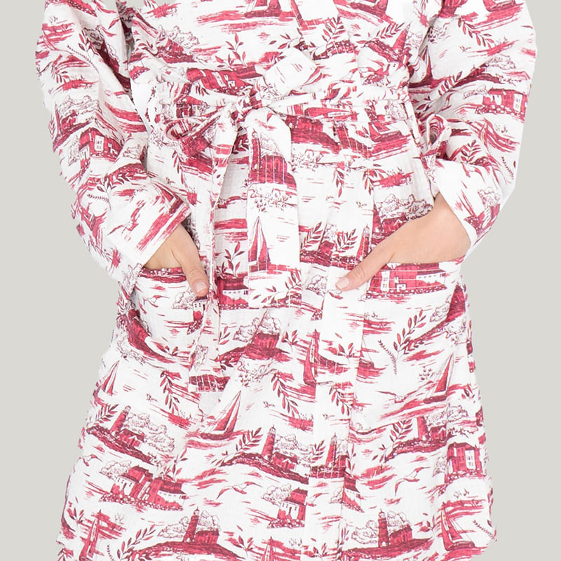 Soft And Comfortable Women'S Ladies Long Sleeve Bamboo Robe