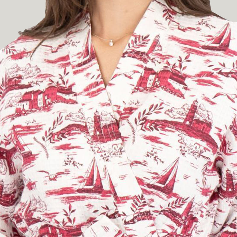 Soft And Comfortable Women'S Ladies Long Sleeve Bamboo Robe