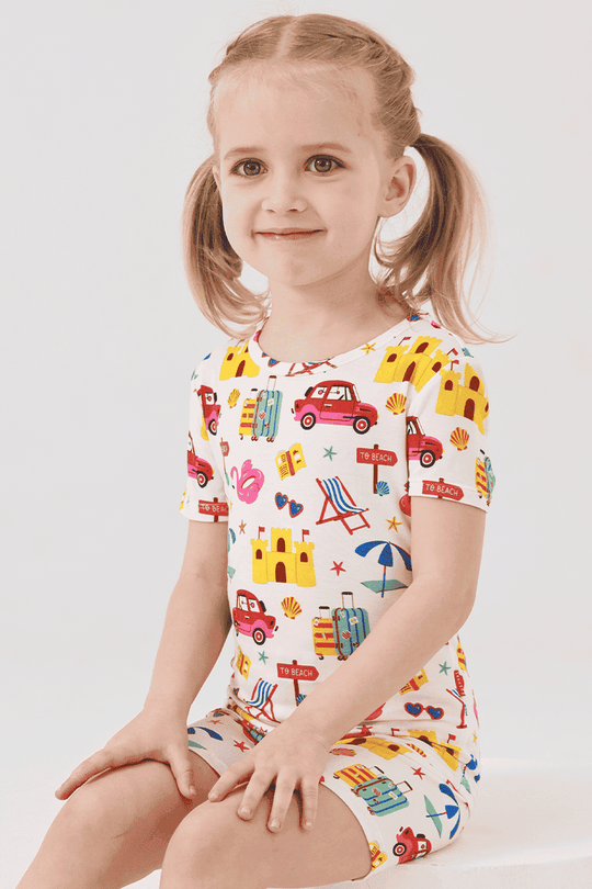 Custom Kids Bamboo T-Shirt, Fitted Pajama Set Manufacturer-2416520017