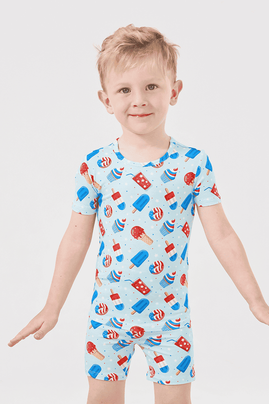 Custom Kids Bamboo T-Shirt, Fitted Pajama Set Manufacturer
