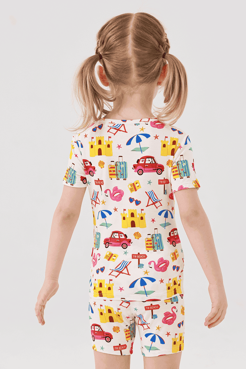 Custom Kids Bamboo T-Shirt, Fitted Pajama Set Manufacturer-2416520017