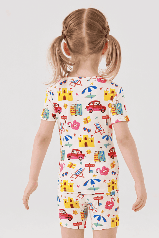Custom Kids Bamboo T-Shirt, Fitted Pajama Set Manufacturer-2416520017