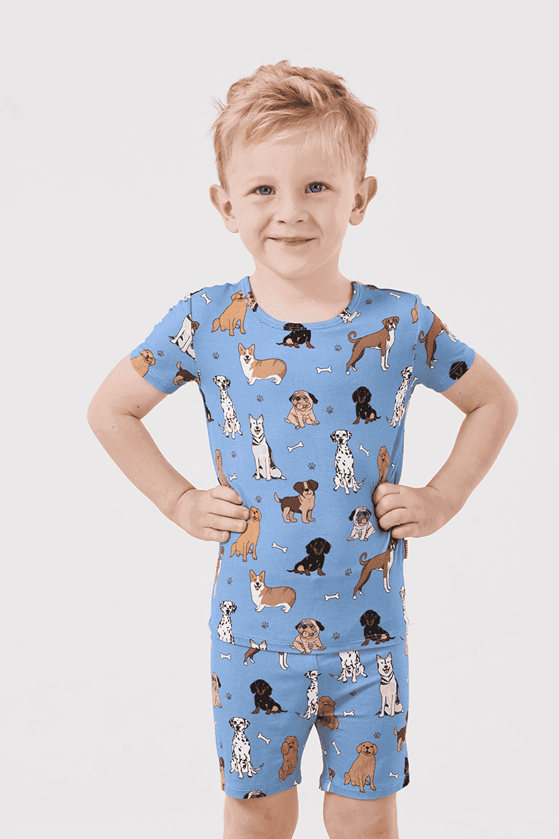 Custom Kids Bamboo T-Shirt, Fitted Pajama Set Manufacturer