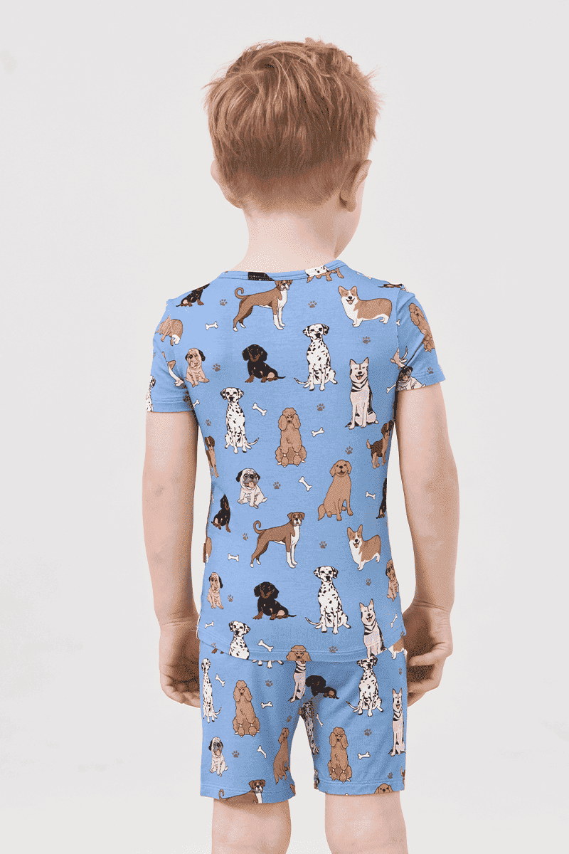 Custom Kids Bamboo T-Shirt, Fitted Pajama Set Manufacturer-2416520017