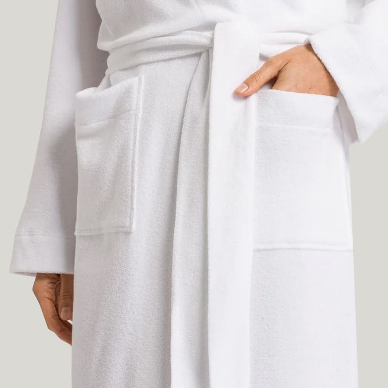Soft And Warm Hooded Bathrobe, Skin-Friendly Bathrobe With Belt And Pockets