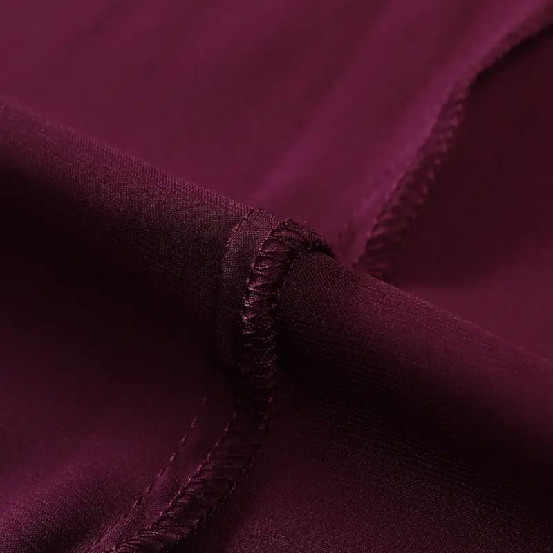 Women'S Solid Satin Short Robe And V-Neck With Belt, Silky Loungewear Dress