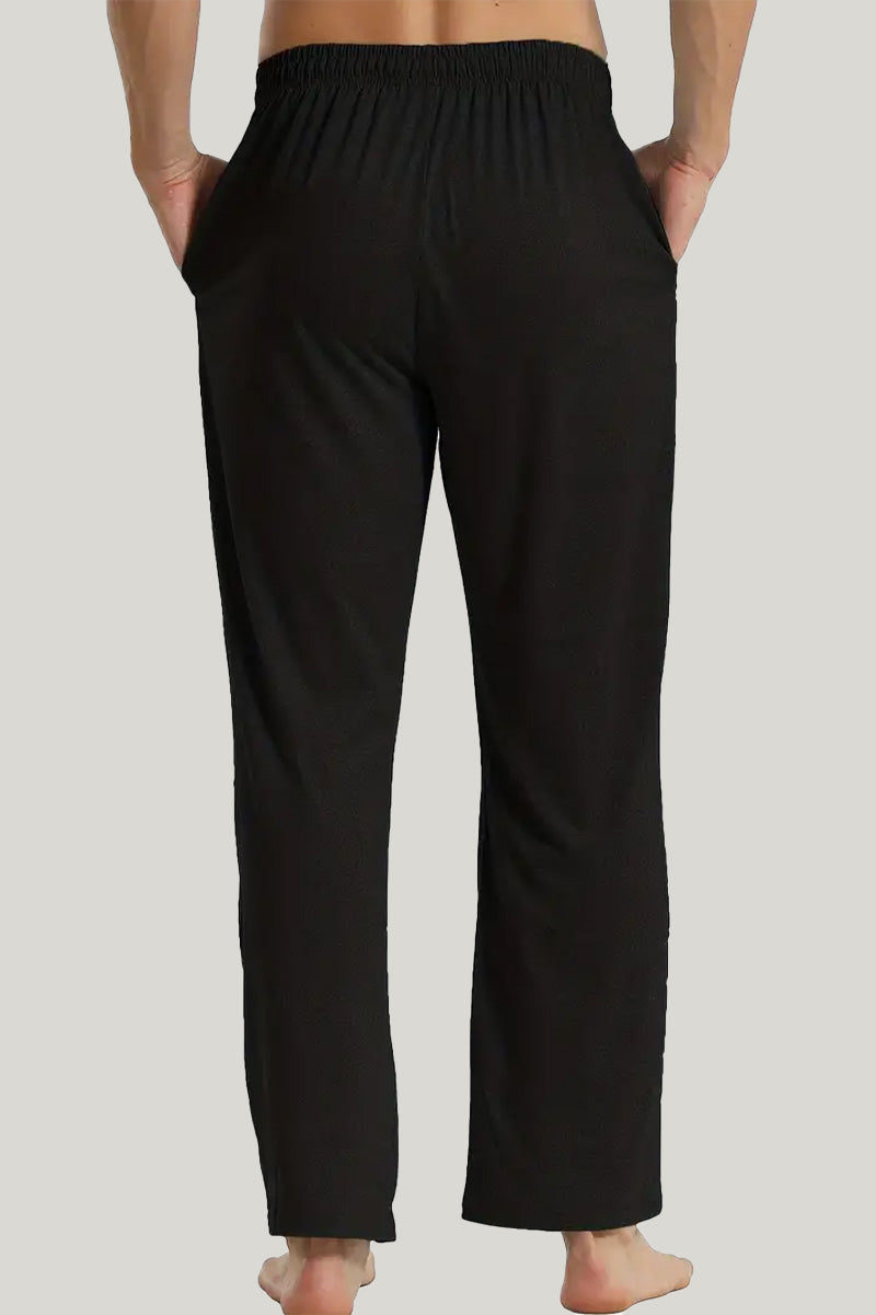 Soft And Comfortable Men'S Long Pajama Pants With Drawstring And Pocket Bamboo Fiber Pajama Pants