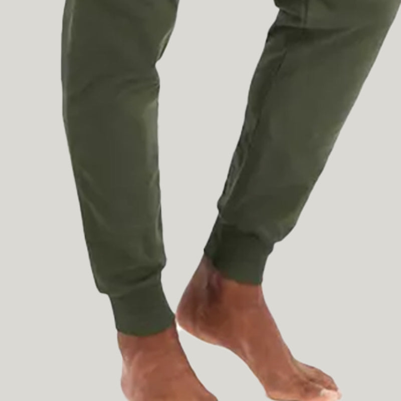 Soft And Comfortable Men'S Running Pants, Sweatpants, Bamboo Fiber Pajama Pants With Drawstring And Pocket