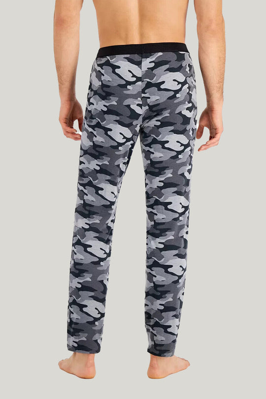 Soft And Comfortable Men'S Slim Fit Long Pajama Pants, Camouflage Patterned Pajama Pants Wholesaler