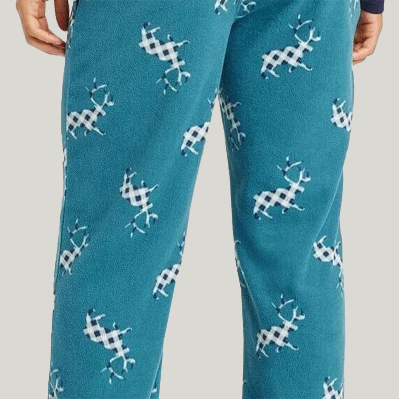 Soft And Comfortable Men'S Button Long Pajama Pants With Drawstring And Pocket Bamboo Fiber Pajama Pants