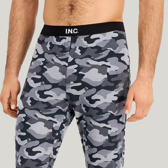 Soft And Comfortable Men'S Slim Fit Long Pajama Pants, Camouflage Patterned Pajama Pants Wholesaler