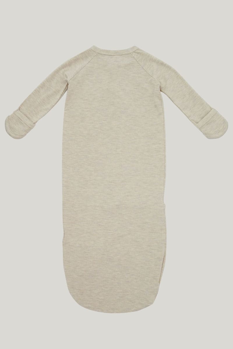 Custom Newborn Organic Cotton Sleeping Bag, Snap Button Fold Hands Knotted Gown Wholesale Manufacturers-2311820220