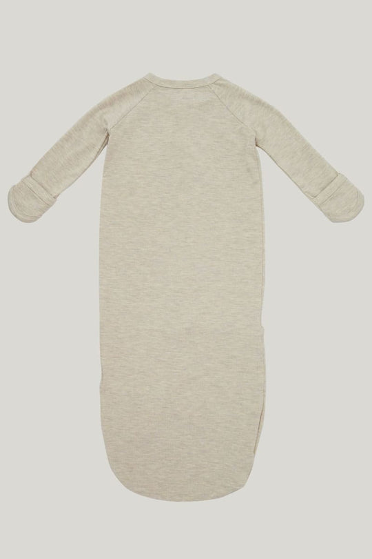 Custom Newborn Organic Cotton Sleeping Bag, Snap Button Fold Hands Knotted Gown Wholesale Manufacturers-2311820220