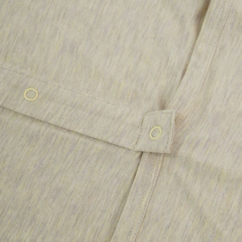 Custom Newborn Organic Cotton Sleeping Bag, Snap Button Fold Hands Knotted Gown Wholesale Manufacturers-2311820220