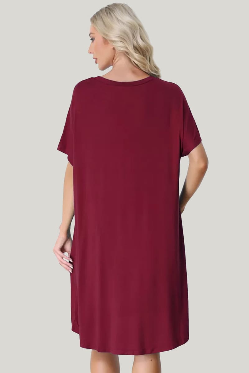 Loose And Comfortable Women'S Home Nightgown, Bamboo Fiber Nightgown