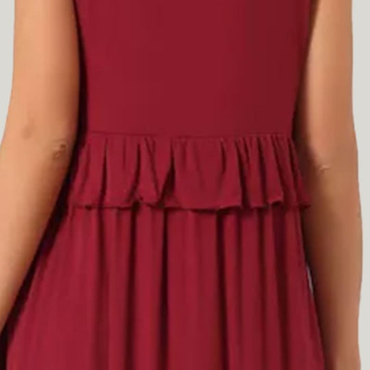 Soft And Skin-Friendly Women'S Short-Sleeved Button Nightgown