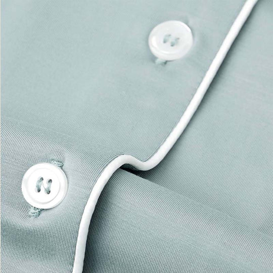 Custom Piped Pj Sets,Bulk Lyocell Nighty Supplier