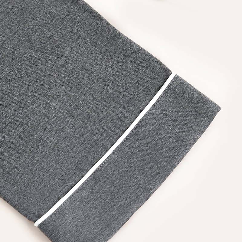 Private Label Piped Pj Sets,Bulk Lyocell Nighty Manufacturer