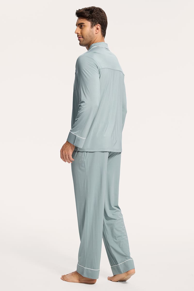 Custom Piping Bamboo Pyjama,Bulk Nighty Manufacturer