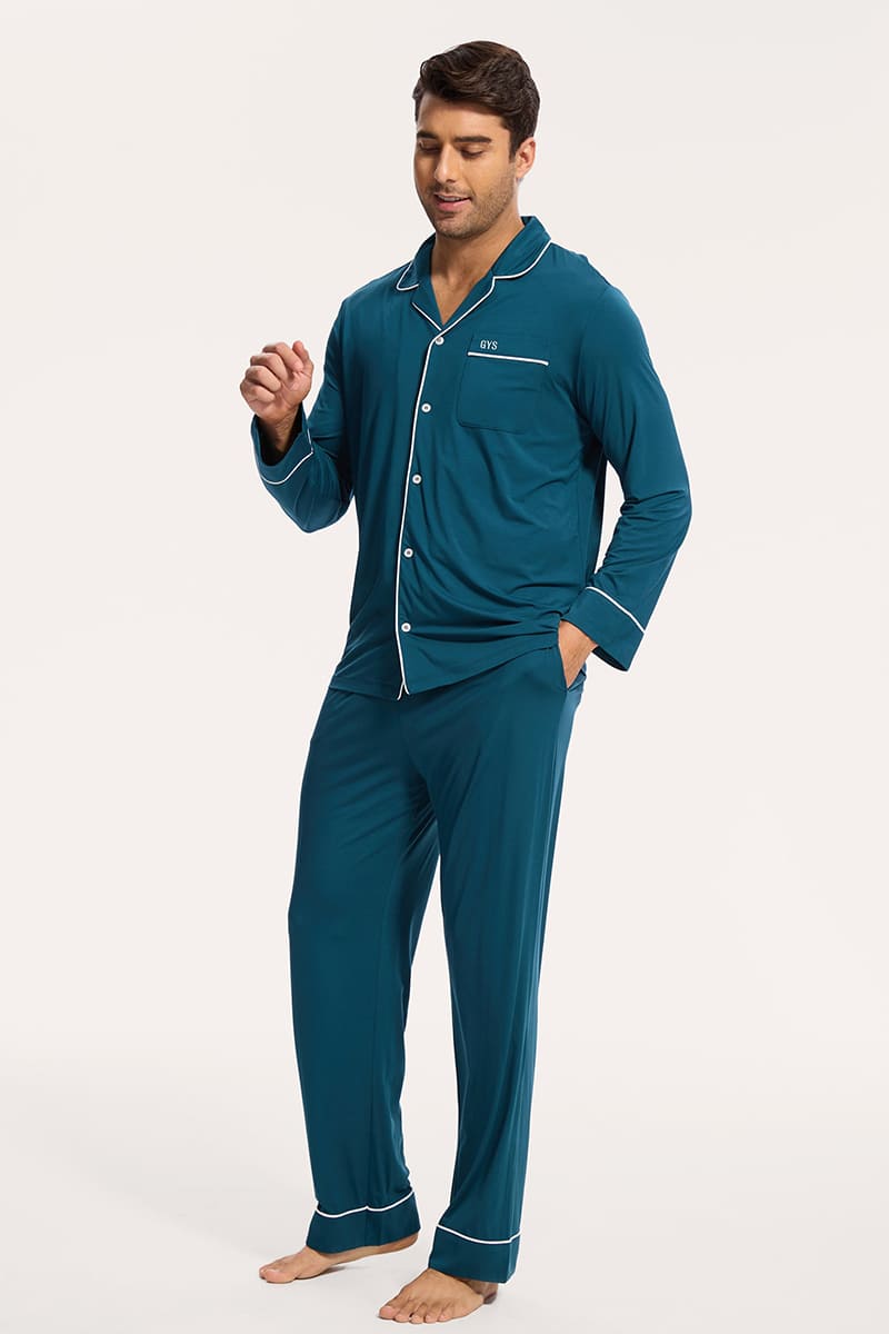 Custom Piping Bamboo Sleepwear,Bulk Nighty Supplier