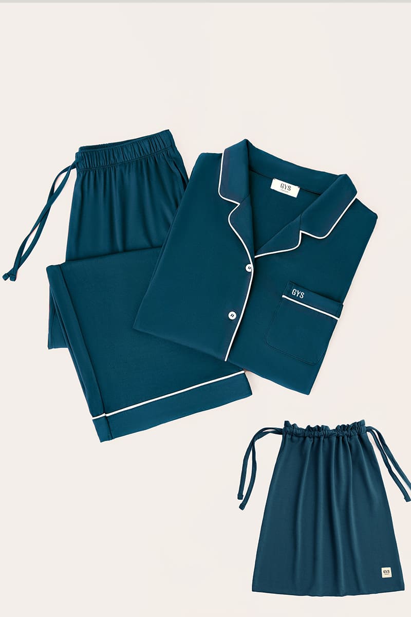 Custom Piping Bamboo Sleepwear,Bulk Nighty Supplier